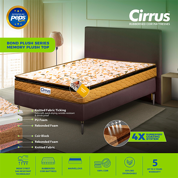 Cirrus Bond Plush Series Memory with Plush Top